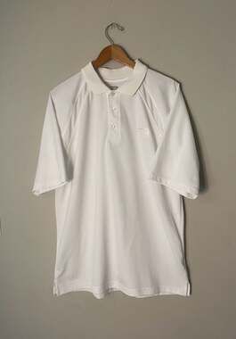 Extreme eperformance Acme Brick White Short Sleeve Polo Shirt Size XL